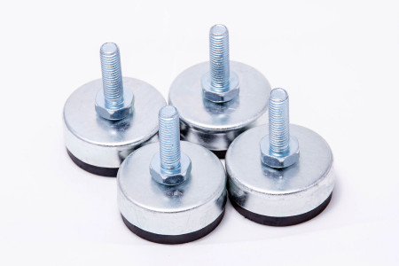 M12 Levelling Feet set for Work & Storage cabinet