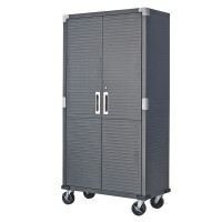BLACKCOMB 36" wide Rolling Storage Cabinet, Graphite
