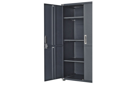 BLACKCOMB 48” wide Tall Steel Storage Cabinet, Graphite (self-pickup only)