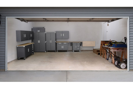 BLACKCOMB 48" wide Stacking cabinet, Graphite